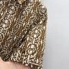 MaxMara New summer mocha color classic logo print collar dress