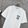 DIOR&Stone Island joint Stone Island logo three-dimensional glue process 330g round neck short-sleeved T-shirt high weight