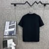 GUCCI Simple LOGO double G three-dimensional glue craft 330g round neck short-sleeved T-shirt
