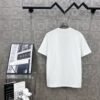 GUCCI Simple LOGO double G three-dimensional glue craft 330g round neck short-sleeved T-shirt