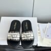 DIOR latest ultra-light letter beach thick-soled slippers advanced version of high-quality slippers