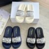 DIOR latest ultra-light letter beach thick-soled slippers advanced version of high-quality slippers