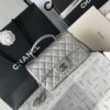 Chanel silver AS2431 ball pattern handbag autumn and winter latest CF handbag series advanced version size：20x14x7cm