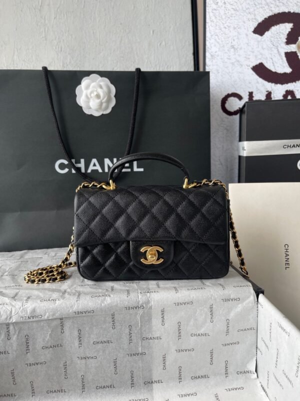 Chanel silver AS2431 ball pattern handbag autumn and winter latest CF handbag series advanced version size：20x14x7cm