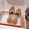 Hermès new high-heeled sandals
