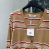 Hermès Early Autumn New Round Neck Knitted Long Sleeve Contrast Stripes Premium quality