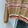 Hermès Early Autumn New Round Neck Knitted Long Sleeve Contrast Stripes Premium quality