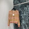 Hermès Early Autumn New Round Neck Knitted Long Sleeve Contrast Stripes Premium quality