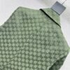 GUCCI series green jacquard suit jacket advanced handmade high-quality clothing