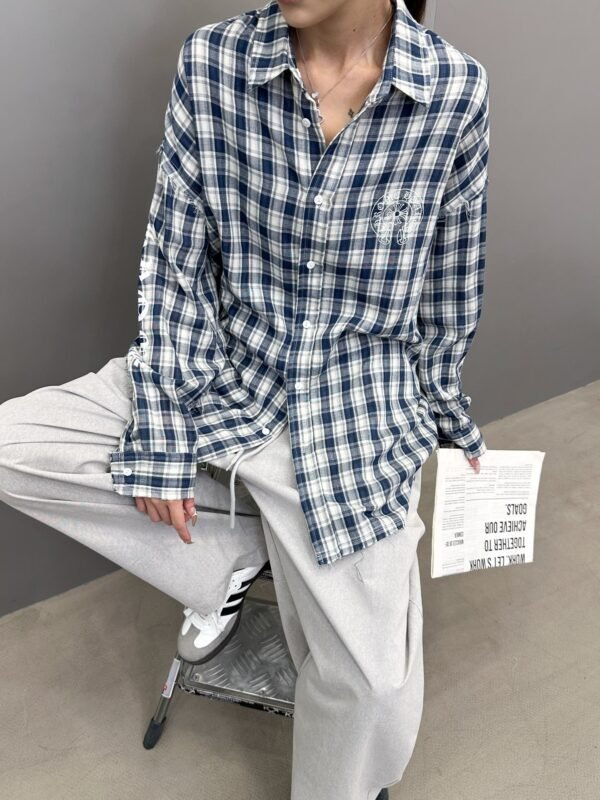 Chrome Hearts New Shirt Cotton Fabric High-quality shirts