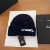 Chanel autumn and winter knitted hat