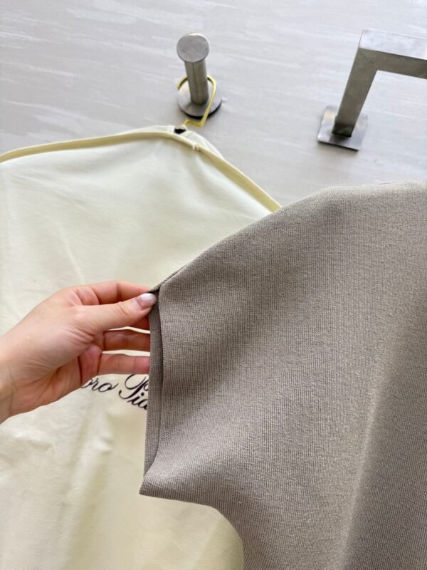 Ralph Lauren high-end minimalist knitted suit T-shirt + pants