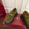 Gucci Horsebit-decorated grooved-soled loafers with a 5cm thickness