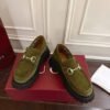 Gucci Horsebit-decorated grooved-soled loafers with a 5cm thickness