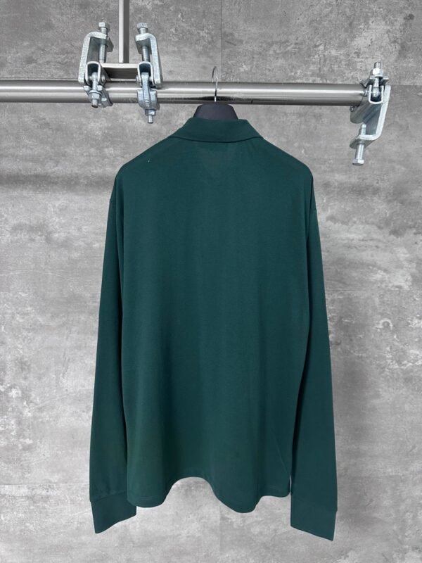 miumiu new chest embroidery round neck long sleeve bottoming shirt high quality version