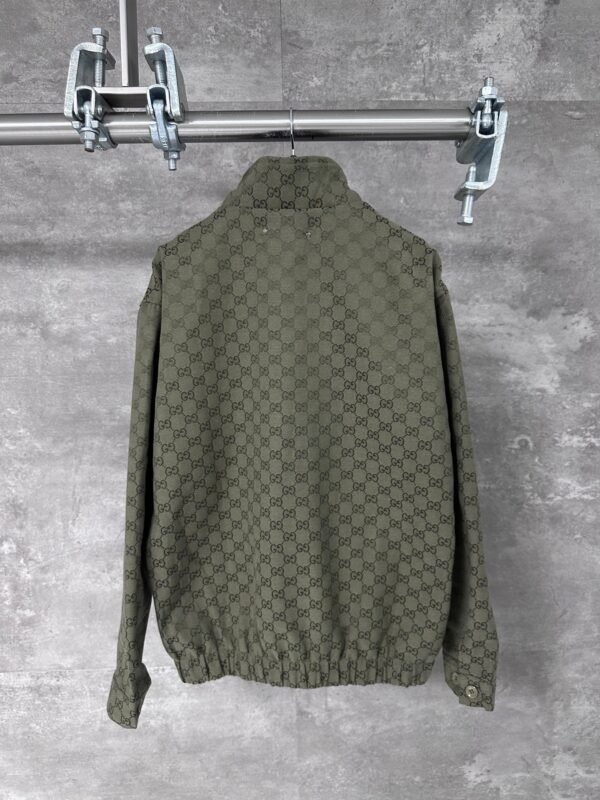 Gucci Early Autumn New Double G Full Print Jacquard Stand Collar Long Sleeve Jacket