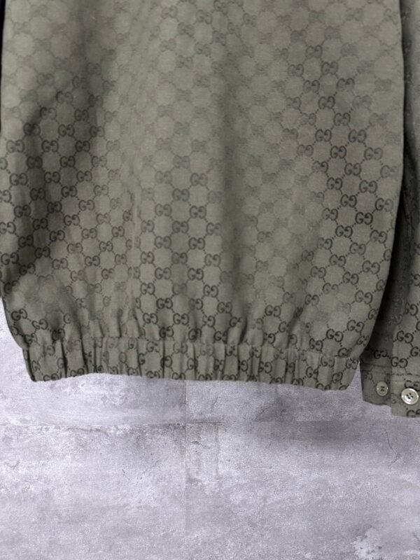 Gucci Early Autumn New Double G Full Print Jacquard Stand Collar Long Sleeve Jacket