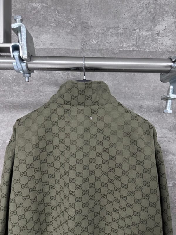 Gucci Early Autumn New Double G Full Print Jacquard Stand Collar Long Sleeve Jacket