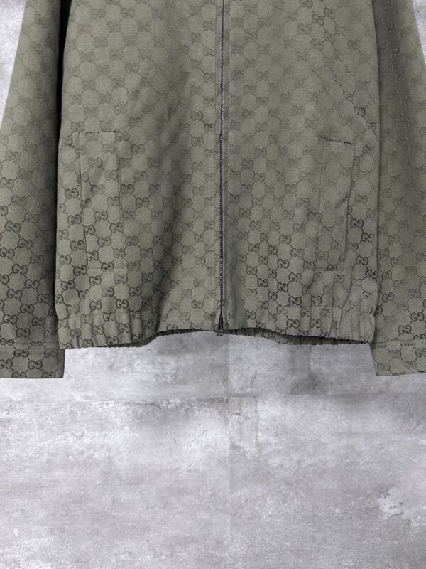 Gucci Early Autumn New Double G Full Print Jacquard Stand Collar Long Sleeve Jacket