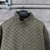 Gucci Early Autumn New Double G Full Print Jacquard Stand Collar Long Sleeve Jacket