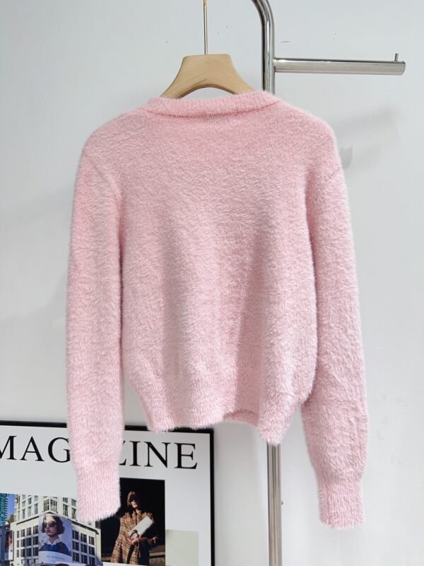 miumiu autumn new 3D flower positioning knitted cardigan