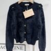 miumiu autumn new 3D flower positioning knitted cardigan