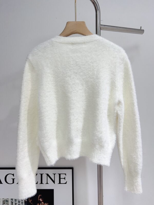 miumiu autumn new 3D flower positioning knitted cardigan