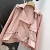 Burberry new short front and long back lapel short trench coat high quality version clothes