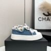 CHANEL 2025 Newest High-Top Casual Denim Canvas Shoes