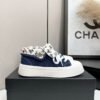 CHANEL 2025 Newest High-Top Casual Denim Canvas Shoes