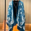 Hermes velvet long scarf high-end double-sided same color scarf 65x185cm