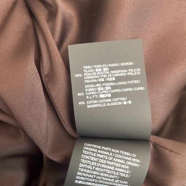 Loewe autumn and winter new retro modern fashionable jacket leather material 100% lambskin