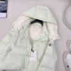 MONCLER autumn and winter new products official website new color matching short stand collar down jacket