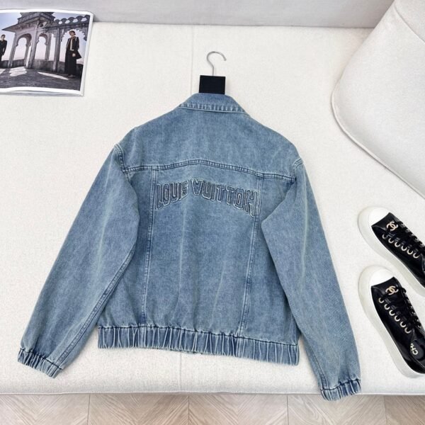 Louis Vuitton’s latest autumn distressed loose-fitting denim jacket