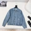 Louis Vuitton’s latest autumn distressed loose-fitting denim jacket