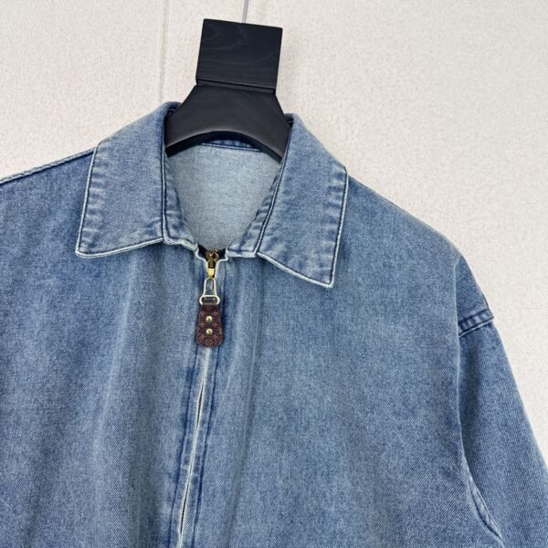 Louis Vuitton’s latest autumn distressed loose-fitting denim jacket