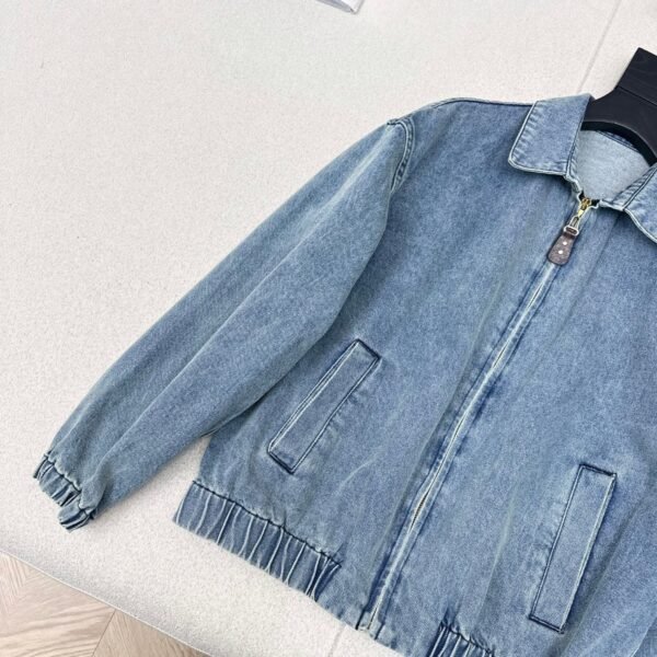 Louis Vuitton’s latest autumn distressed loose-fitting denim jacket