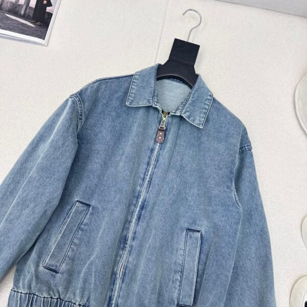 Louis Vuitton’s latest autumn distressed loose-fitting denim jacket