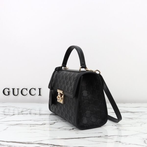 GUCCI new logo printed handbag high-end version 26x18x11.5cm