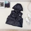 Moncler autumn and winter latest official website new color matching short stand collar down jacket vest coat