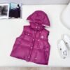 Moncler autumn and winter latest official website new color matching short stand collar down jacket vest coat