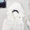 Moncler autumn and winter latest official website new color matching short stand collar down jacket vest coat