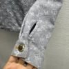 Louis Vuitton new denim jacket coat old flower jacquard fabric