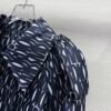 DIOR New short trench coat with patterned jacquard fabric decoration