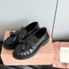 miumiu 2025 new tassel retro thick-soled loafers high-end version