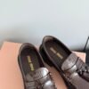 miumiu 2025 new tassel retro thick-soled loafers high-end version