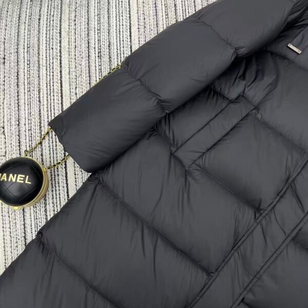 MaxMara new hooded long down jacket 90% white goose down filling high-end quality