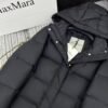 MaxMara new hooded long down jacket 90% white goose down filling high-end quality