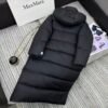 MaxMara new hooded long down jacket 90% white goose down filling high-end quality