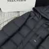 MaxMara new hooded long down jacket 90% white goose down filling high-end quality